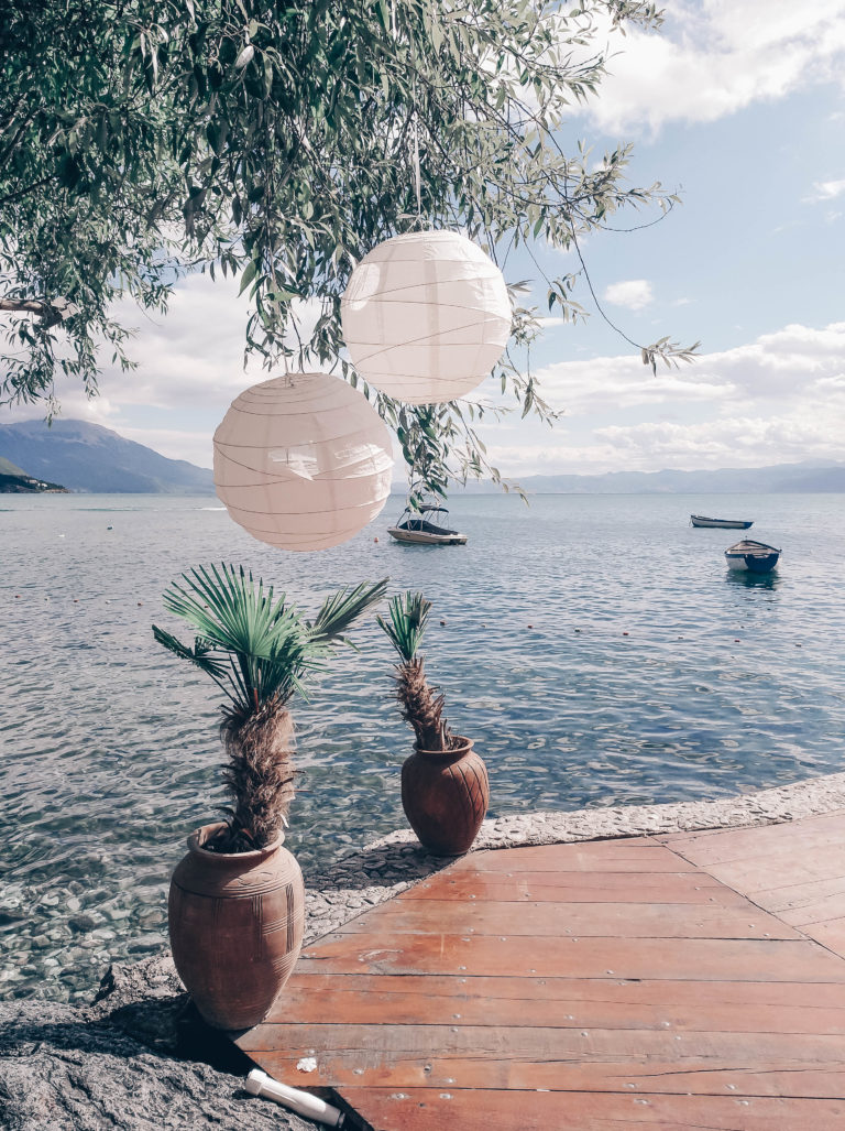 Ohrid Lake in North Macedonia